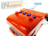 Super truck vrachtwagen - autotransporter met 3 mini auto's - 55CM