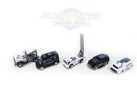 Model auto's 5 stuks - Die Cast Metal Cars - Metaal mini auto's - Alloy Toys - speelgoed mini politie voertuigen