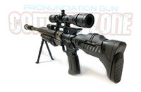 Speelgoedgeweer combat zone - met led lichtjes 68CM