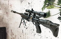 Speelgoedgeweer combat zone - met led lichtjes 68CM