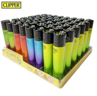 Clipper Aanstekers- 48 stuks- Crystal Vuursteen aansteker - na vulbaar 