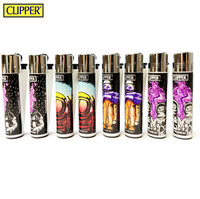 Clipper Aanstekers- 48 stuks- Spacey Vuursteen aansteker - na vulbaar 