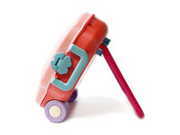 Toy box beauty set - 2 in 1 trolley and dressing table - with light and sound-beauty play pink