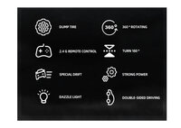 RC Stunt Crawler - 2in1 - Afstand bestuurbaar speelgoed Auto 2.4GHz - Oplaadbaar