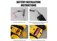 RC Stunt Crawler - 2in1 - Afstand bestuurbaar speelgoed Auto 2.4GHz - Oplaadbaar