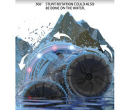 RC Stunt Auto &amp; Boot - 2 in1 Amfibie - 2.4GHz - 4WD