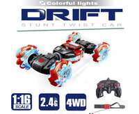 RC Dubbelzijdig Monster Crawler met LED licht en geluid- Hand Bestuurbare auto