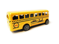 Construction Vehicle Bus - Toy Van Die Cast Vehicle - Pull-back Drive - 13.5CM