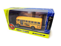 Construction Vehicle Bus - Toy Van Die Cast Vehicle - Pull-back Drive - 13.5CM