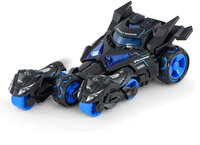 Die Cast Max catapult Car 3in1 -  pull-back - met 2 motors - licht en geluid - 1:32 Green