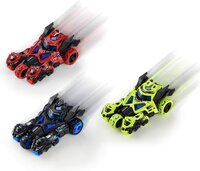 Die Cast Max catapult Car 3in1 -  pull-back - met 2 motors - licht en geluid - 1:32 Green