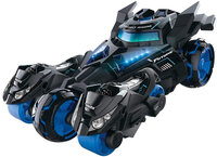 Die Cast Max catapult Car 3in1 -  pull-back - met 2 motors - licht en geluid - 1:32 Red