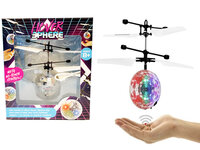 Flying Ball - Zwevende Heli Disco - Crystal Bal met Led licht - Infrarood - Hand Bestuurbaar Vliegende Helicopter - Oplaadbaar