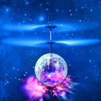 Flying Ball - Zwevende Heli Disco - Crystal Bal met Led licht - Infrarood - Hand Bestuurbaar Vliegende Helicopter - Oplaadbaar
