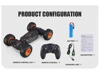 RC Twist Auto 2.4GHz - Transformeert Laag/Hoog - RC Stunt Car 