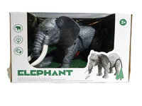 Olifant speelgoed - kan lopen en olifanten geluid maken - bewegende staart  - interactieve speelgoed Elephant 27CM