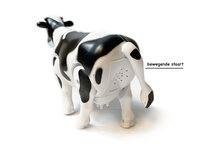 Speelgoed koe - kan lopen en koeien geluiden maken - interactieve - met bewegende staart  - milk Cow 25CM