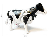 Speelgoed koe - kan lopen en koeien geluiden maken - interactieve - met bewegende staart  - milk Cow 25CM
