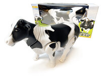 Speelgoed koe - kan lopen en koeien geluiden maken - interactieve - met bewegende staart  - milk Cow 25CM