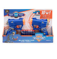  Blasters elite darts - Battle gun set 2 stuks - jolt met 6 dart strike pijlen - speelgoed pistool 