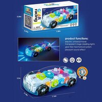 Gear Racing Car - speelgoed auto - geluid en lichtjes - kan automatisch rijden