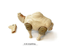 Speelgoed kameel - kan lopen - maakt kamelen geluiden - muziek - interactief - bewegende staart  - Desert Camel 24CM