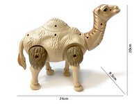 Speelgoed kameel - kan lopen - maakt kamelen geluiden - muziek - interactief - bewegende staart  - Desert Camel 24CM