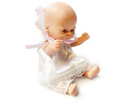 Reborn babypop met kapje - Schattige baby pop Bonnie - zachte knuffel pop - 20CM