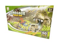 Racebaan set Dinosaurus - Dinosaur Track car set 60 stuks 