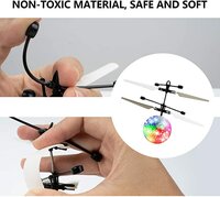 Flying Ball - Zwevende Heli Disco - Crystal Bal met Led licht - Infrarood - Hand Bestuurbaar Vliegende Helicopter - Oplaadbaar