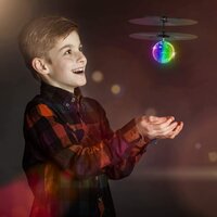 Flying Ball - Zwevende Heli Disco - Crystal Bal met Led licht - Infrarood - Hand Bestuurbaar Vliegende Helicopter - Oplaadbaar