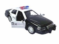 WGT car - Politie model auto - Die cast - Pull-back drive