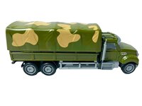 Leger vrachtwagen - pull-back drive - 16.5 CM - Metal Alloy