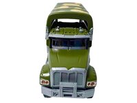 Leger vrachtwagen - pull-back drive - 16.5 CM - Metal Alloy