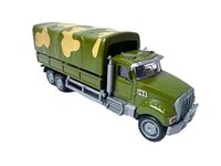 Leger vrachtwagen - pull-back drive - 16.5 CM - Metal Alloy