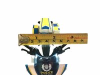 DIE-CAST POLICE MOTORCYCLE MODEL .