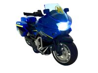 Politie motor - Die Cast - pull-back - met - licht en geluid 