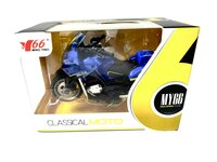 Politie motor - Die Cast - pull-back - met - licht en geluid 
