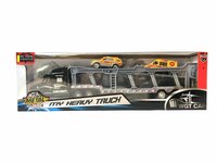 Vrachtwagen autotransporter&nbsp;+ 2 mini wegenwacht  3in1 - pull-back drive