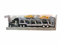 Vrachtwagen autotransporter&nbsp;+ 2 mini wegenwacht  3in1 - pull-back drive