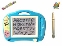 Kids magnetisch kleuren tekenbord blauw