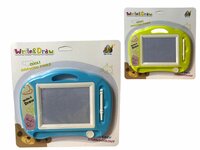 Kids magnetisch kleuren tekenbord blauw