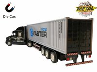 Vrachtwagen met Container Oplegger