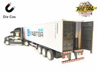 Vrachtwagen met Container Oplegger