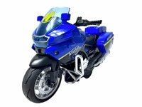 Politie motor - Die Cast - pull-back - met - licht en geluid 