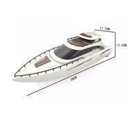 Rc Race boot - SAILING TKKJ - H139 - Boot RTR - 2.4GHZ - 15KM/H - 1:28 jacht