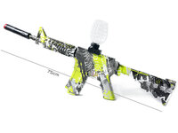 Gel Blaster- Elektrische geweer  - Green Graffiti  M4- compleet set incl. gel ballen - oplaadbaar - 75CM G