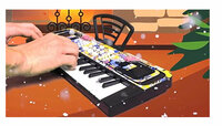 Speelgoed Keyboard met 37 tonen 45 CM 