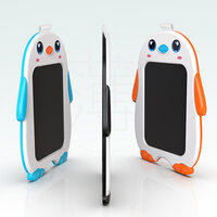 LCD Tekenbord Pingu&iuml;n- kindertekentablet - Draw pad - educatief speelgoed oranje