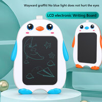 LCD Tekenbord Pingu&iuml;n- kindertekentablet - Draw pad - educatief speelgoed oranje